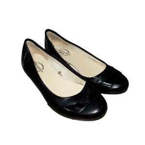 Simply Comfort by LifeStride Women's Size 8W Dallas Slip On Wedge Faux Leather